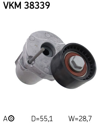 Rolka napinająca paska wieloklinowego VKM 38339 SKF